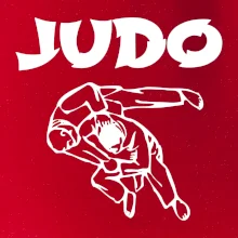 Judo nápis + postavy