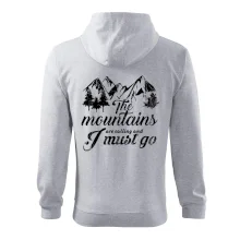 The mountains are calling and i must go