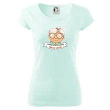 Budoucí babička kreslená