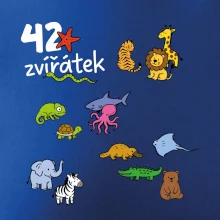 Tričko + 42 nažehlovacích zvířátek
