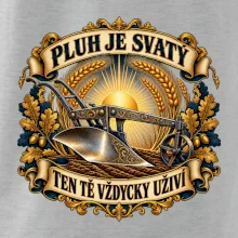 Posvátný pluh s pšeničnou svatozáří