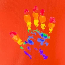 LGBT hand print