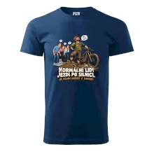 Normální lidi jezdí po silnici cyklistický humor