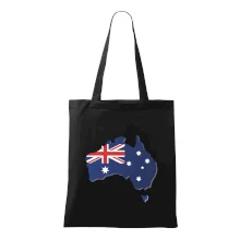 Austrálie - vlajka mapa