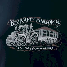 Bez nafty to nepojede traktor s vlekem