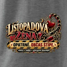Listopadová žena pozor občas štípe