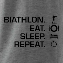 Biathlon Eat Sleep Repeat