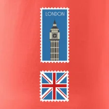 Londýn známka barevná