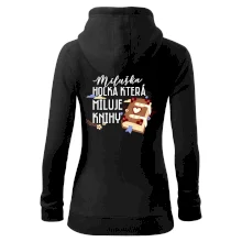 Kniha - Holka, která miluje knihy -  Vaše jméno