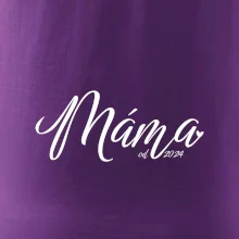 Máma od roku -  psací písmo