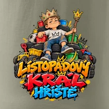 Listopadový král dětského hřiště na trůnu