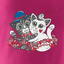 Kočky v objetí (Pecka design)