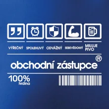 Čárový kód obchodní zástupce