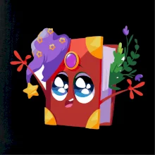 Kreslená kniha kouzelná