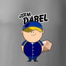 Jsem ďábel doručovatel modro žlutý