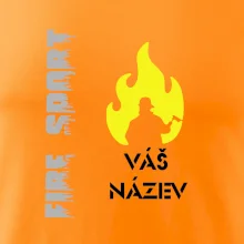 Hasiči - oheň - Váš název - Prso + záda