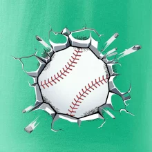 Baseball míč v triku