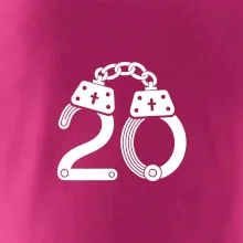 Narozeninové tričko pro policajta - pouta 20