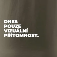 DNES POUZE VIZUÁLNÍ PŘÍTOMNOST.