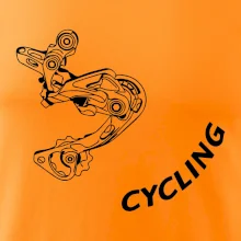 Cycling nápis šikmo