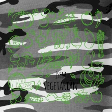 Jsem vegetarián - zelenina ve čtverci