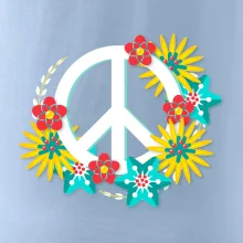 Peace symbol abstraktní