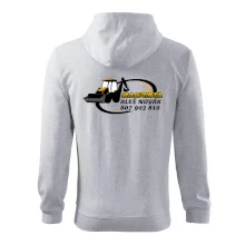 Bagrista v kruhu - vlastní nápis