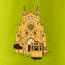 Mallorca - katedrála a tramvaj