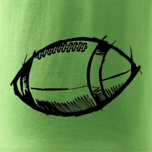 Americký fotbal míč skica