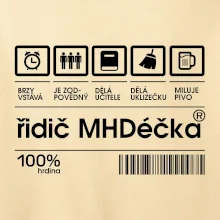 Čárový kód -  Řidič MHD