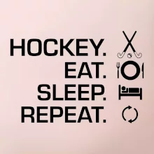 Pozemní hokej eat sleep repeat