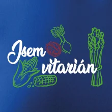 Jsem vitarián - nápis