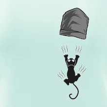 Kočka vypadla z kapsy