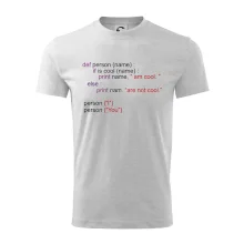 Python I am cool, You are not cool