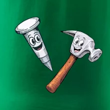 Parové triko - Kladivo a hřebík