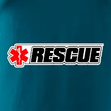 Záchranář rescue kříž červený Záchranář rescue kříž červený
