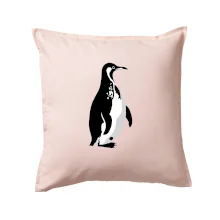 Tučňák černobílý z boku