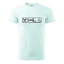 Eat sleep koloběžka velké a malé kolo