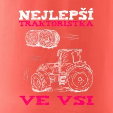 Traktoristka - nejjepší ve vsi