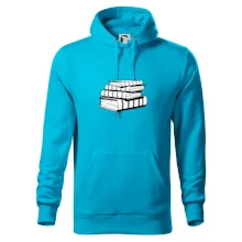 Knihy černobílé na sobě