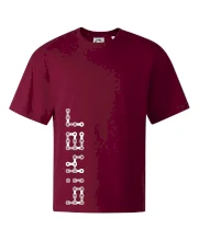 Biker nápis na výšku řetěz