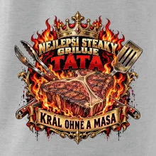 Nejlepší steaky griluje táta Král ohně a masa