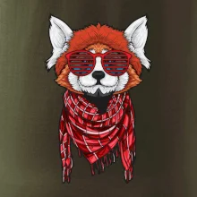 Červená panda hipster