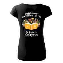 Jestli mám otevřenou knihu, tak vás neslyším