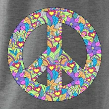 Peace symbol mandela