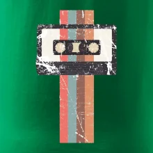 Retro kazeta - pruhy