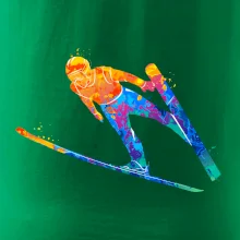 Skokan na lyžích splash