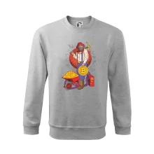 Horník těží bitcoiny