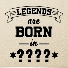 Legends are born in vlastní ročník