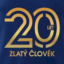 20 let zlatý člověk